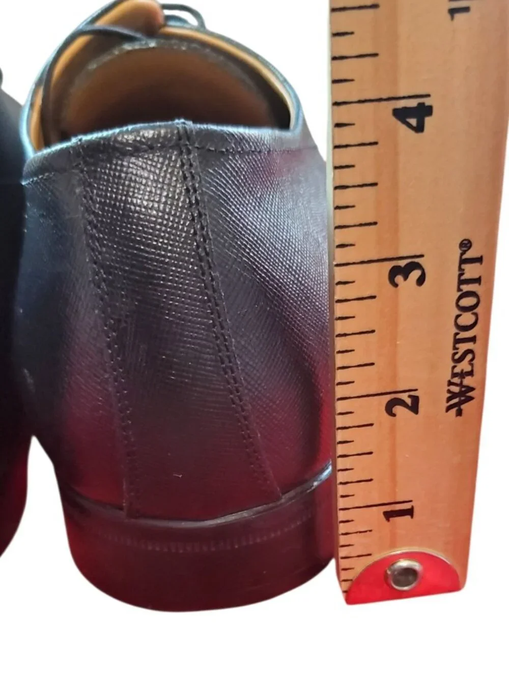 Aigner Mens Black Leather Derby Lace-Up Dress Shoes Size 43